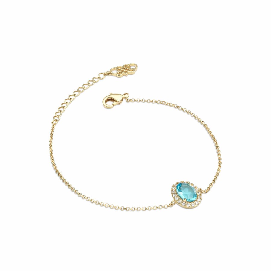 Armband Lily and Rose Smycken | Lily And Rose Miss Luna Bracelet - Aquamarine