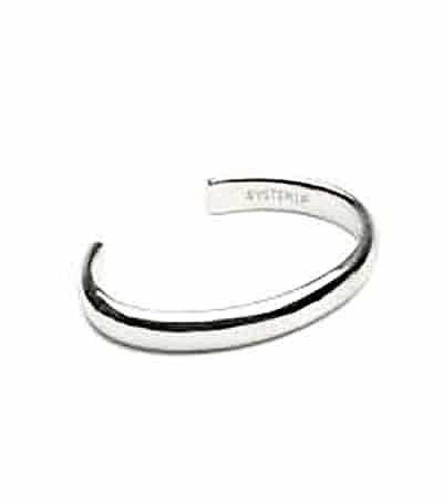 Armband Syster P Smycken | Syster P Bolded Bangle Silver