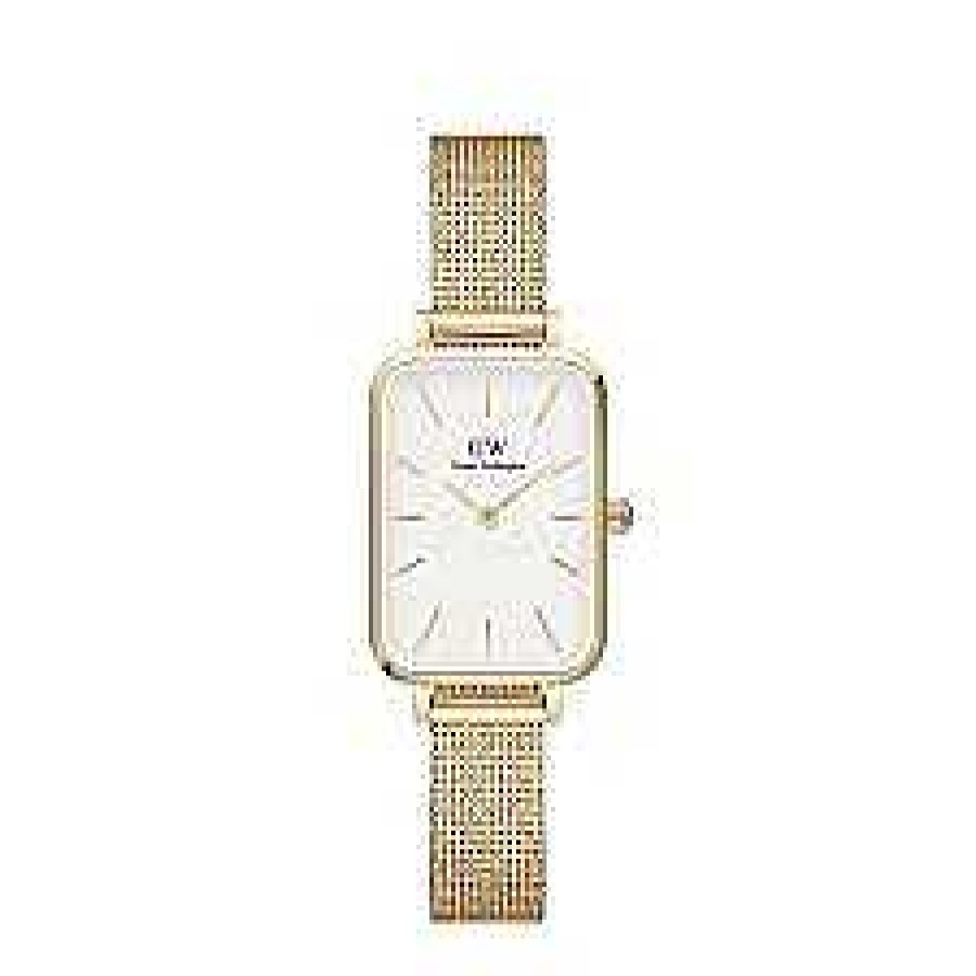 Klockor Daniel Wellington Klockor | Daniel Wellington Klocka Quadro Pressed Evergold Dw00100556