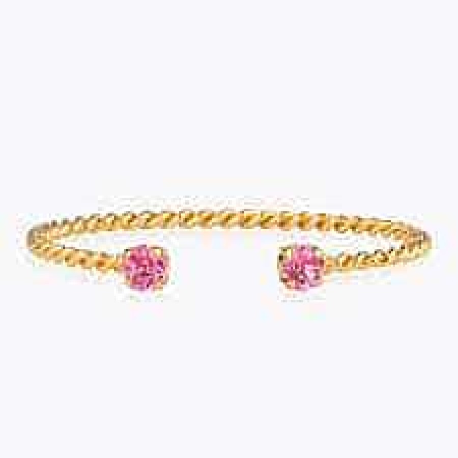 Armband Caroline Svedbom Smycken | Caroline Svedbom Armband Mini Twisted Bracelet / Rose Guld