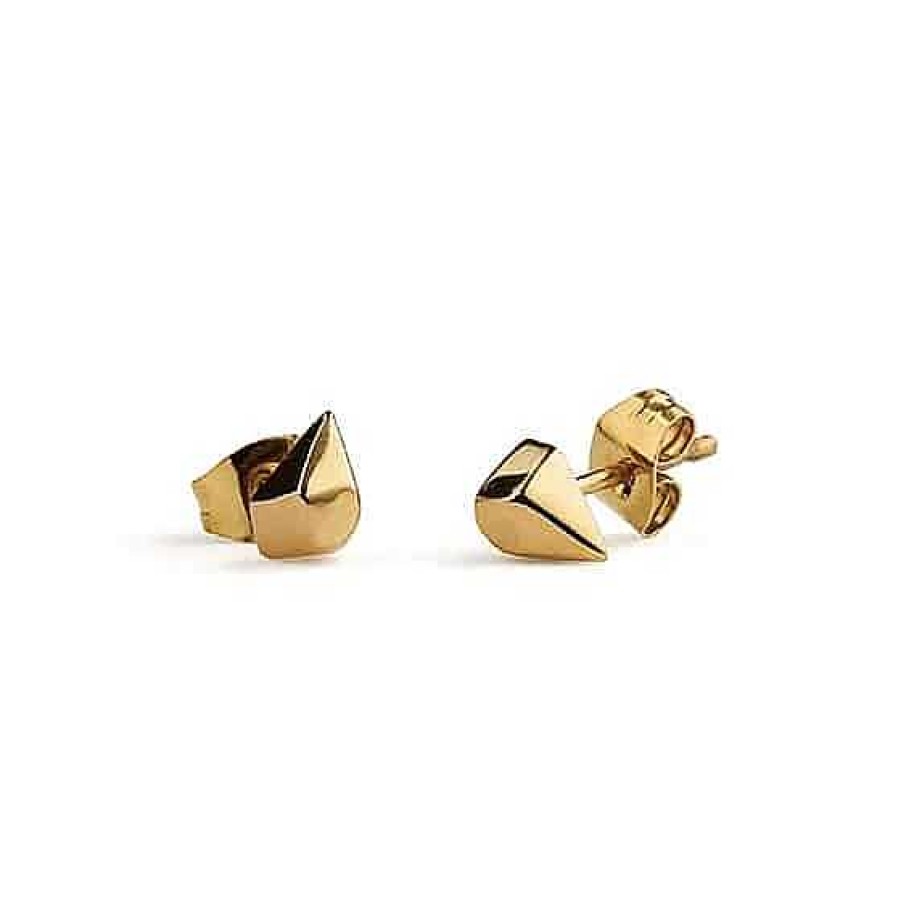 Orhangen Sägen | Sagen Juno Golden Earrings Gst13E