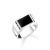 Ringar Thomas Sabo Smycken, Halsband | Thomas Sabo Ring Black Tr2387-027-11