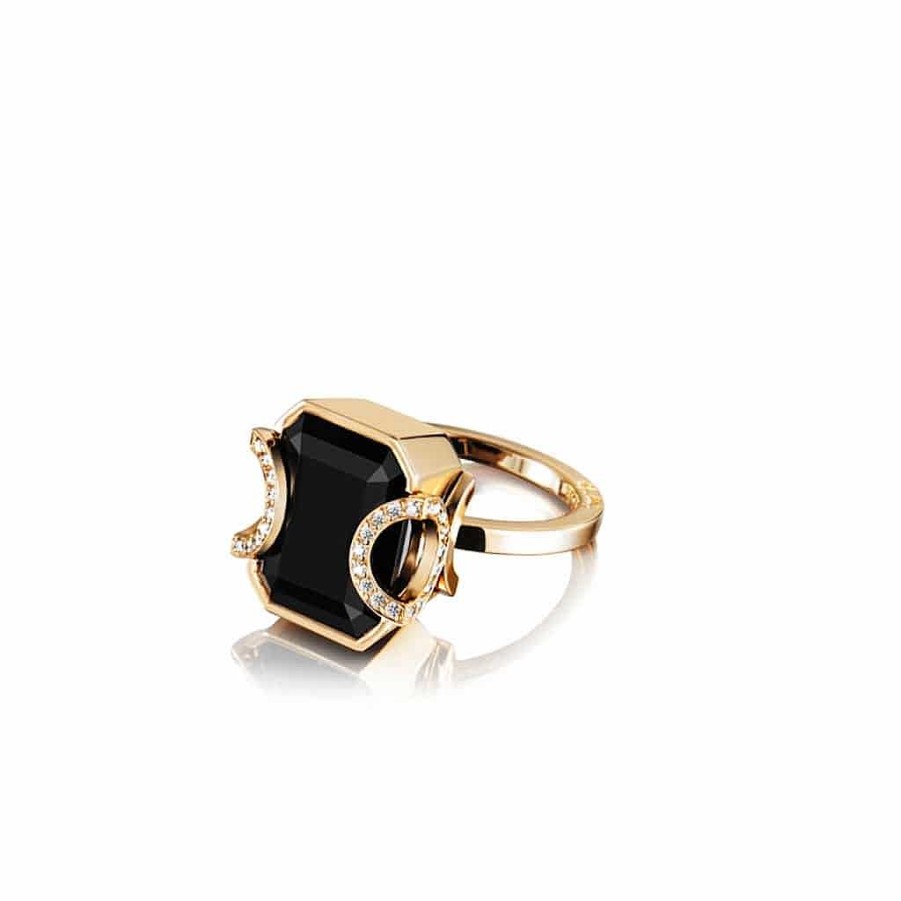 Ringar Efva Attling Smycken, Örhängen, Ringar | Efva Attling Little Magic Star Ring - Onyx