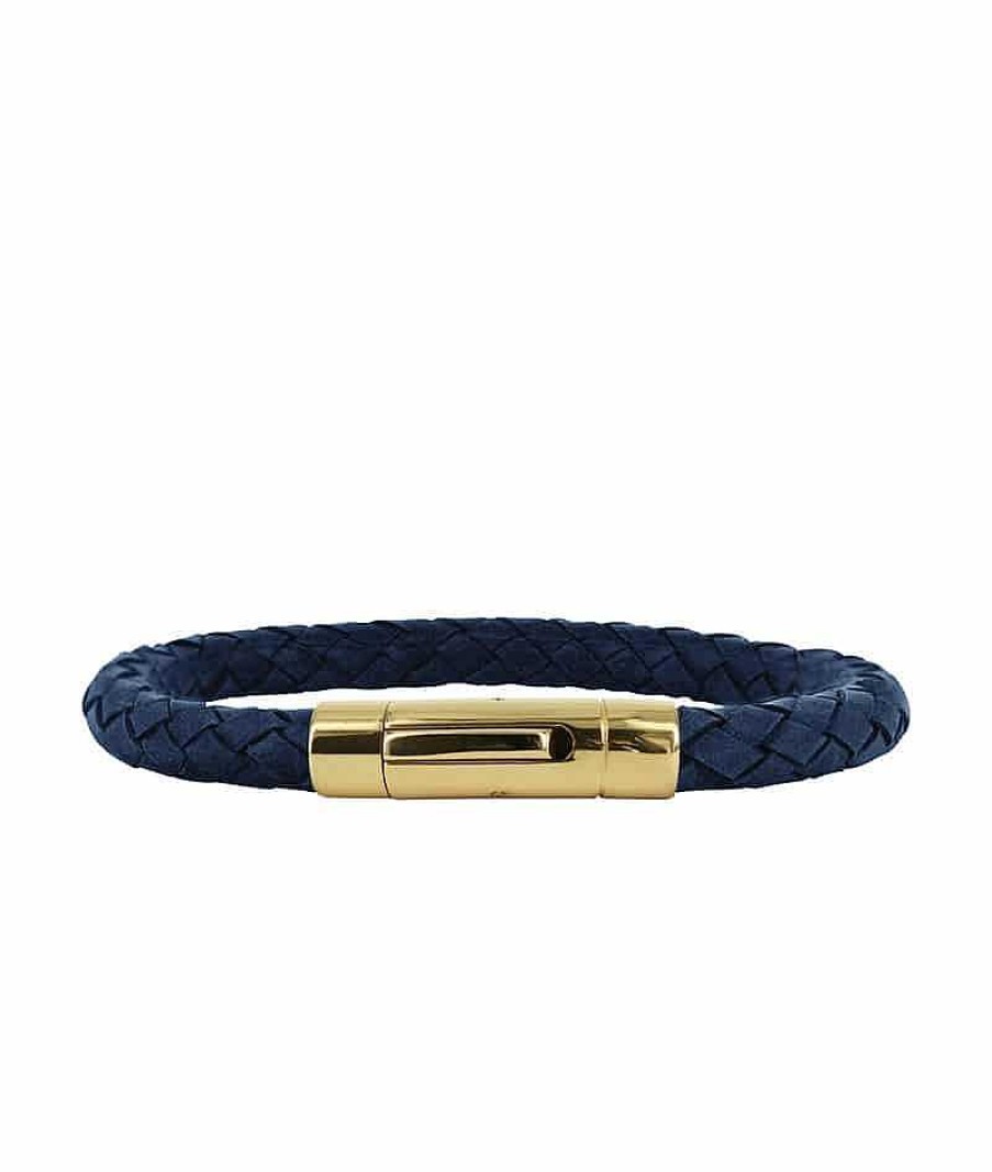 Armband Arock Smycken | Arock Izar Armband Navy Guld