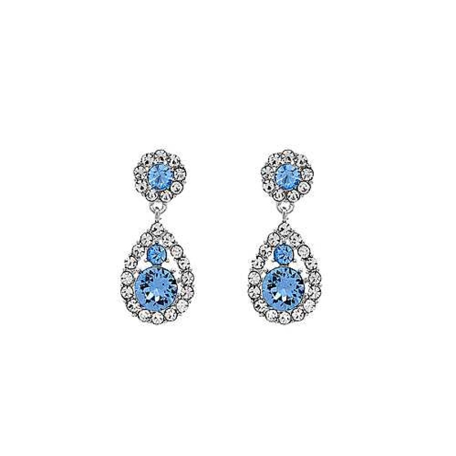 Orhangen Lily and Rose Smycken | Lily And Rose Petite Sofia Earrings - Light Sapphire 61665