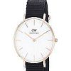 Klockor Daniel Wellington Klockor | Daniel Wellington Klocka Classic Petite Cornwall 32 Vit Svart Dw00100253