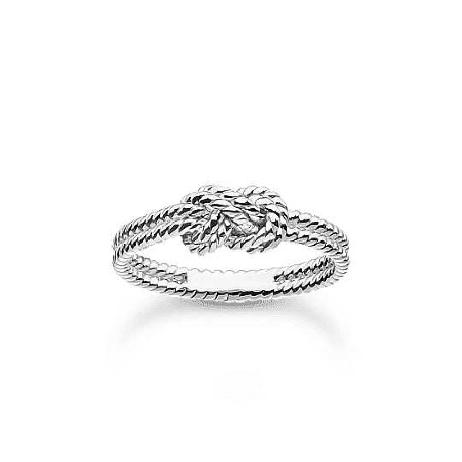 Ringar Thomas Sabo Smycken, Halsband | Thomas Sabo Ring Rope With Knot Silver