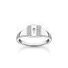 Ringar Thomas Sabo Smycken, Halsband | Thomas Sabo Ring Lock Silver