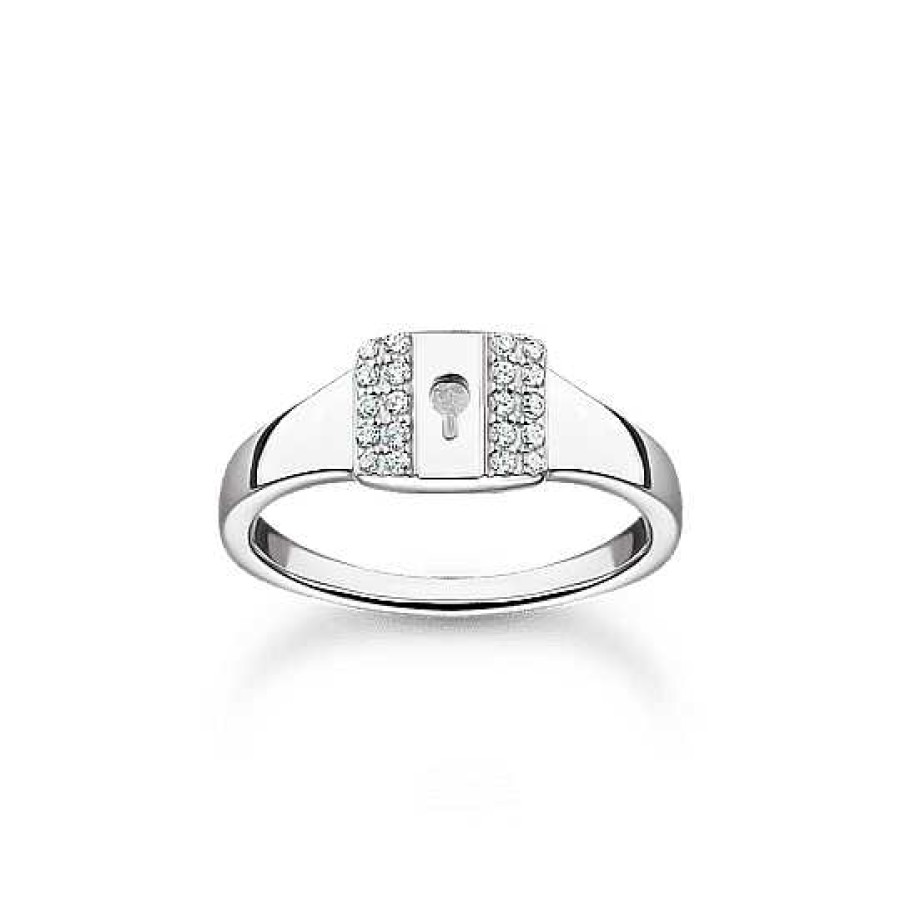 Ringar Thomas Sabo Smycken, Halsband | Thomas Sabo Ring Lock Silver