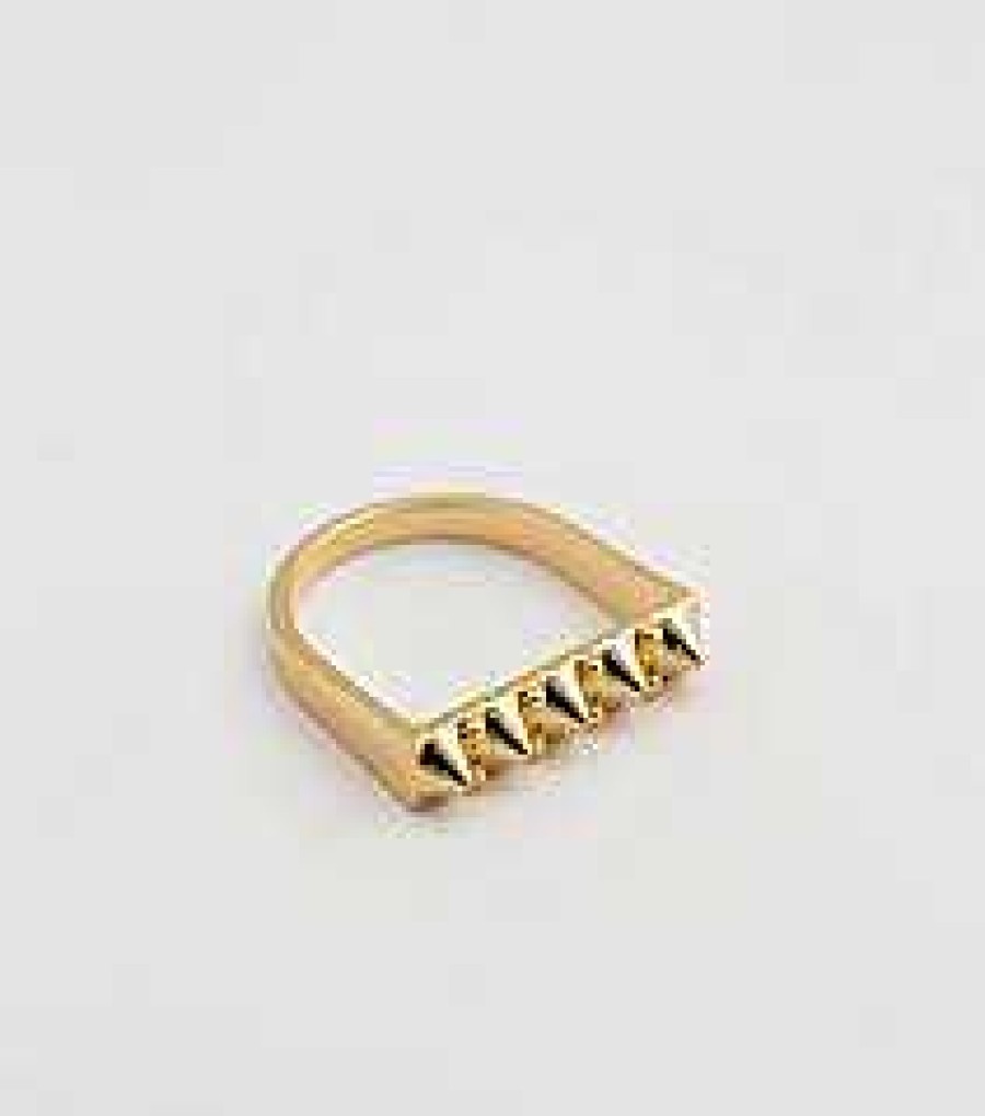 Ringar Syster P Smycken | Syster P Harvey Spike Ring Gold