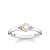 Ringar Thomas Sabo Smycken, Halsband | Thomas Sabo Ring Med Diamanter Och Parla Tr0039-765-14