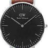 Klockor Daniel Wellington Klockor | Daniel Wellington Klocka Classic St Mawes 36 Svart Brun Dw00100142