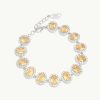 Armband Lily and Rose Smycken | Lily And Rose Luna Bracelet Golden Brown Topaz