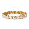 Armband Caroline Svedbom Smycken | Caroline Svedbom Armband Gia Stretch Bracelet / Pearl Guld