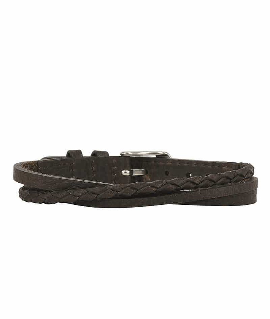 Armband Arock Smycken | Arock Felix Armband Brun Veganskt Lader