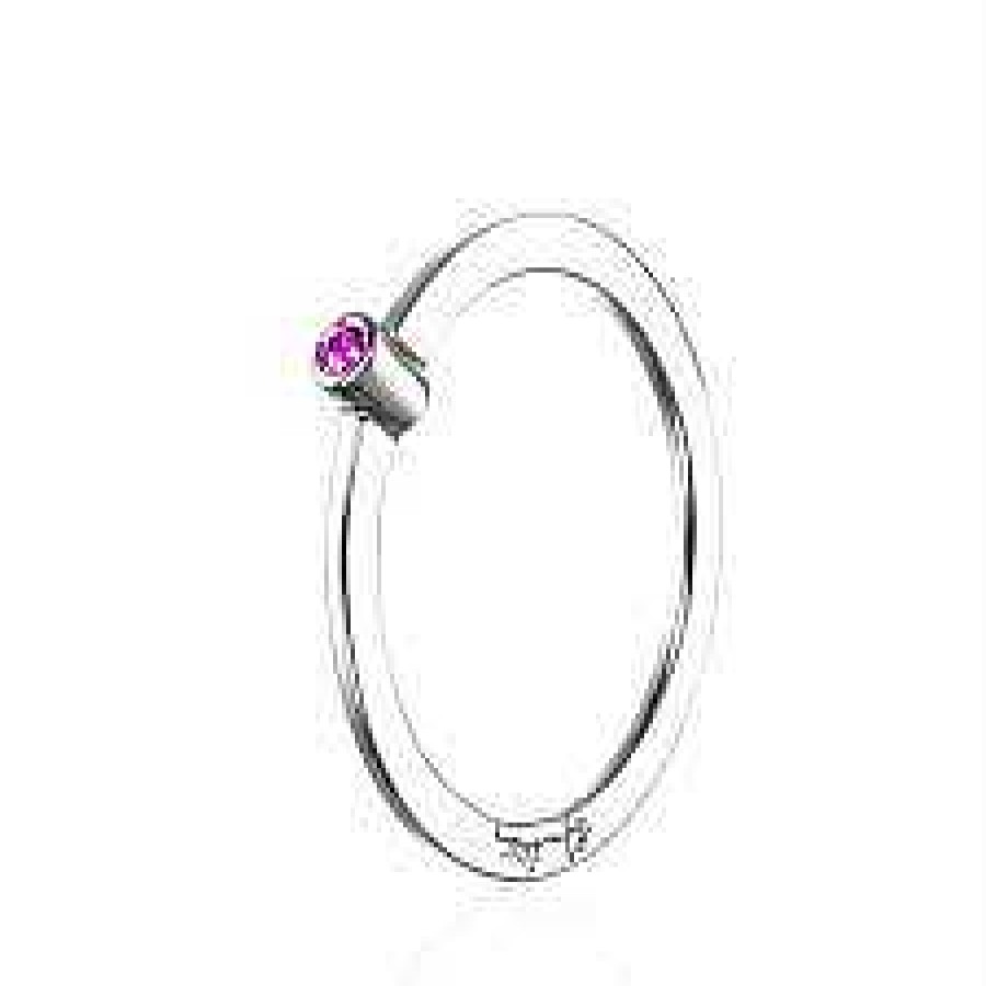 Ringar Efva Attling Smycken, Örhängen, Ringar | Efva Attling Micro Blink Ring - Pink Sapphire 13-100-01900