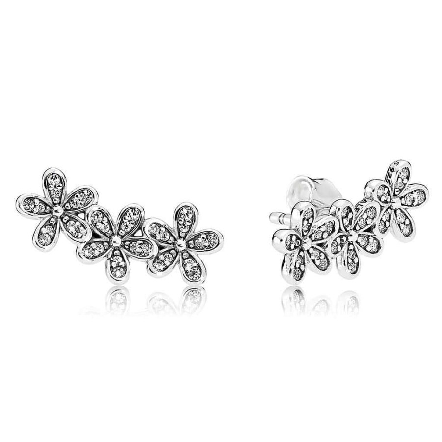 Orhangen Pandora smycken, Berlock, Ringar | Pandora Dazzling Daisy Clusters Stud Earrings 290744Cz