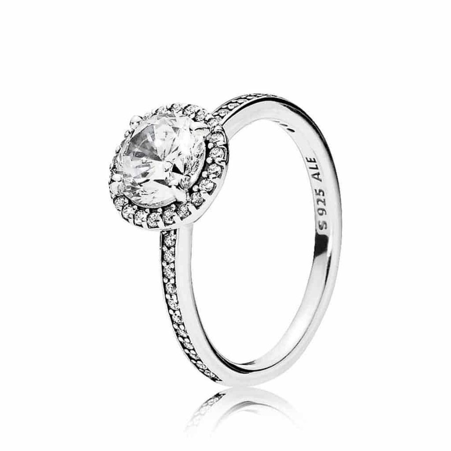 Ringar Pandora smycken, Berlock, Ringar | Pandora Classic Elegance 196250Cz