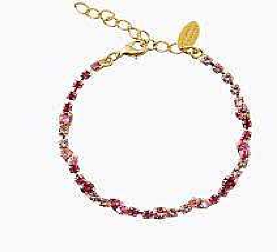 Armband Caroline Svedbom Smycken | Caroline Svedbom Antonia Bracelet / Rose Combo Guld