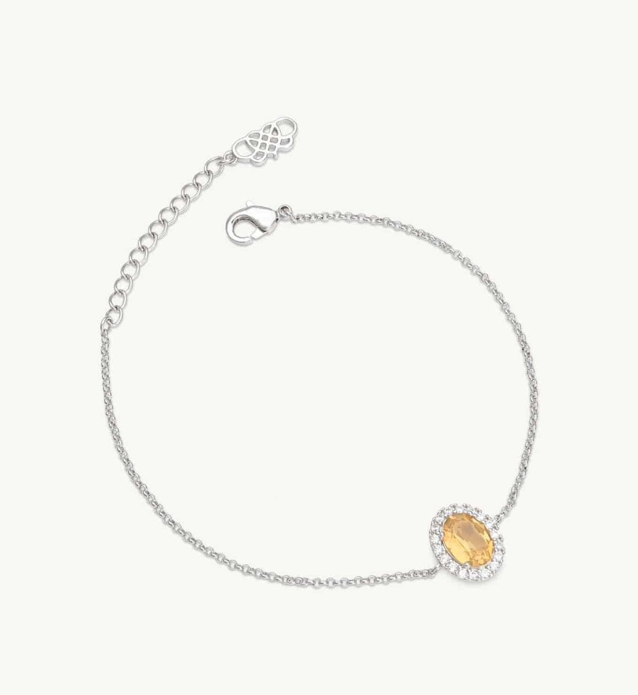 Armband Lily and Rose Smycken | Lily And Rose Miss Luna Bracelet Golden Brown Topaz