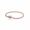 Armband Pandora smycken, Berlock, Ringar | Pandora Moments Smooth Pandora Rose 580728