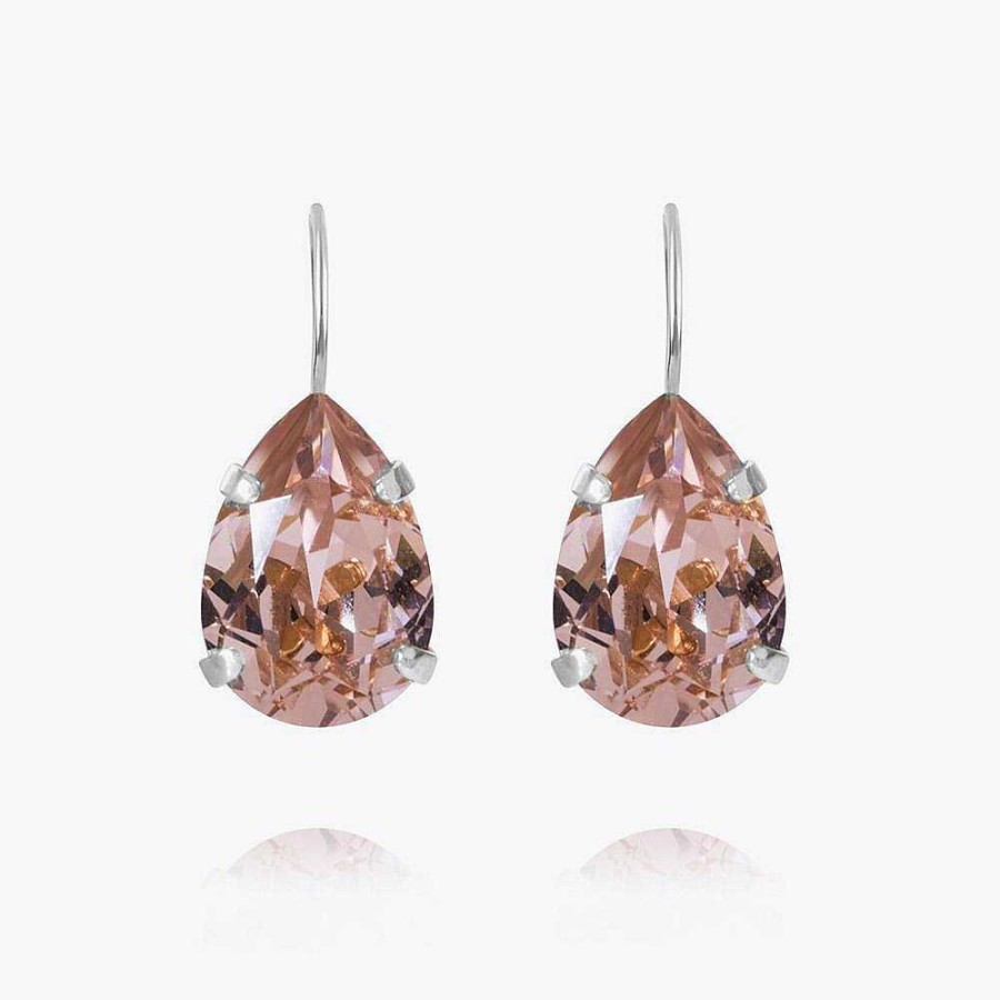 Orhangen Caroline Svedbom Smycken | Caroline Svedbom Orhange Mini Drop Clasp Earrings / Vintage Rose Guld