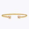 Armband Caroline Svedbom Smycken | Caroline Svedbom Armband Mini Twisted Bracelet / Light Peach Guld