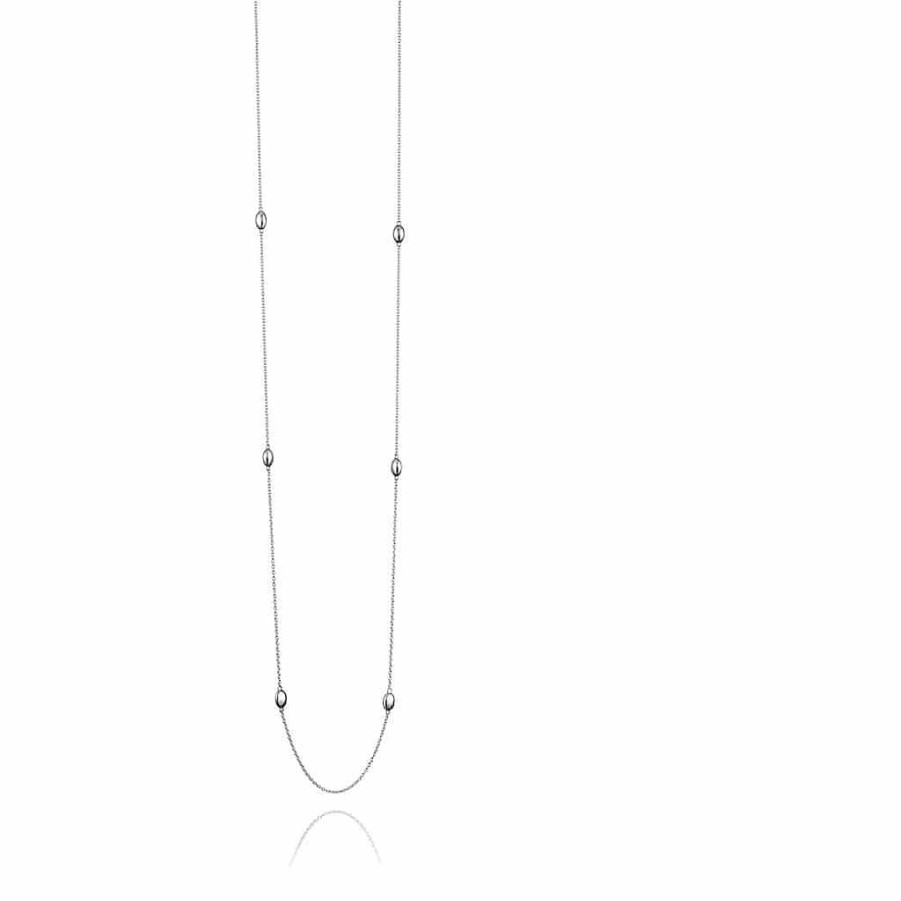 Halsband Efva Attling Smycken, Örhängen, Ringar | Efva Attling Love Bead Long Necklace - Silver