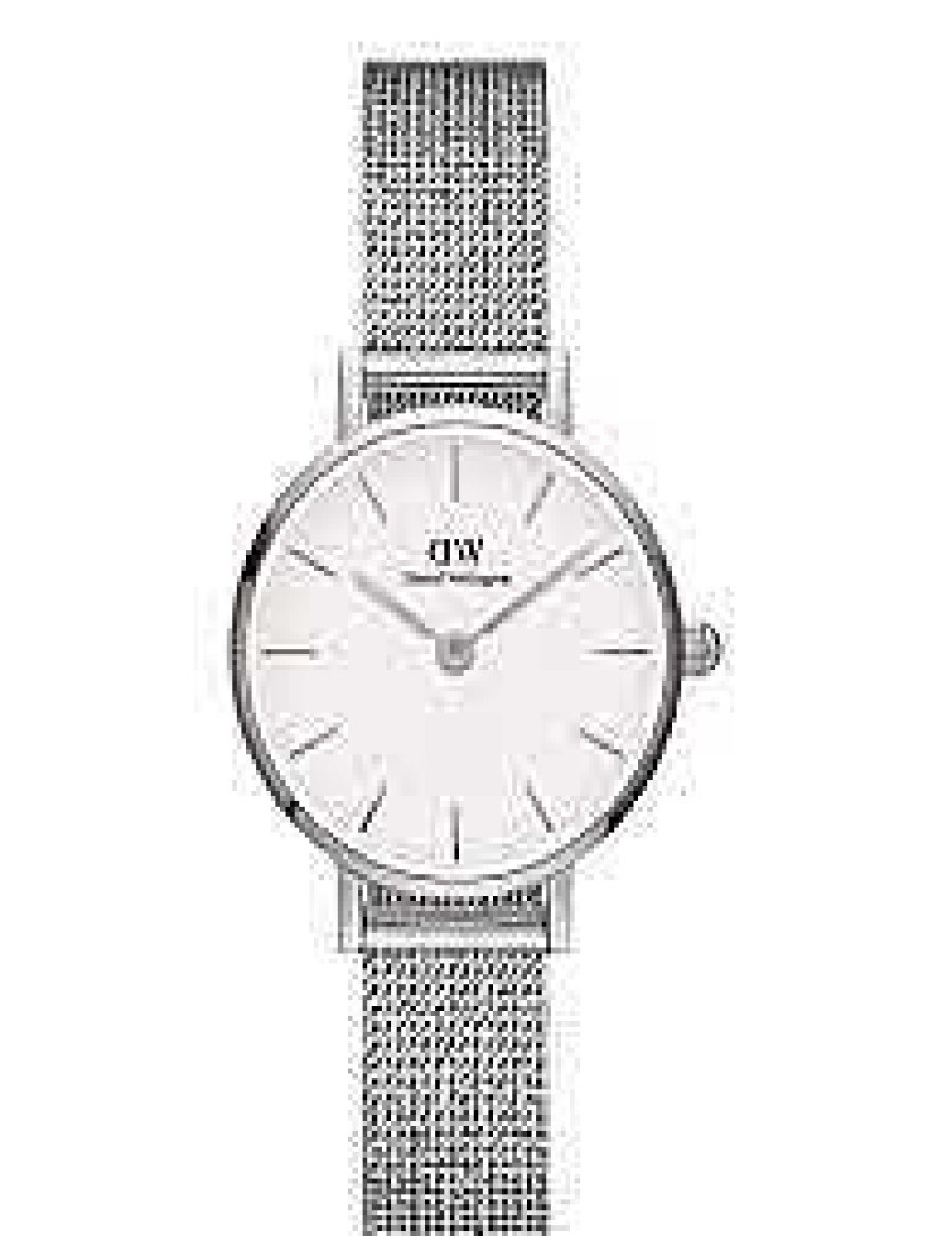 Klockor Daniel Wellington Klockor | Daniel Wellington Klocka Petite Pressed Sterling Dw00100442