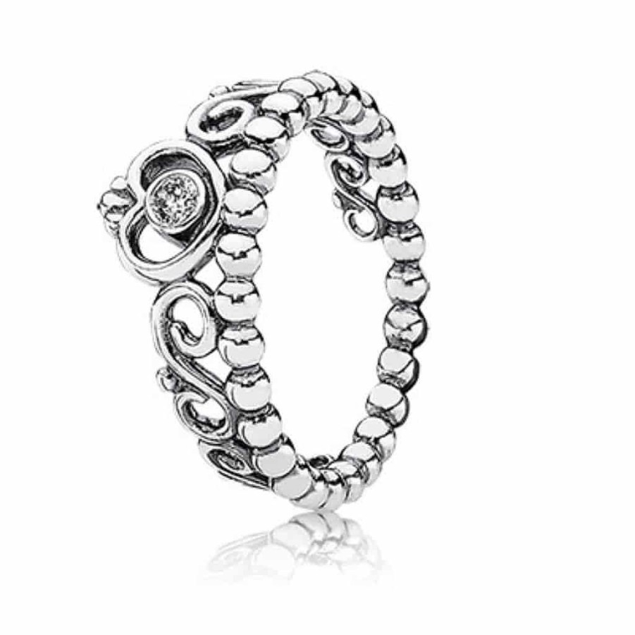 Ringar Pandora smycken, Berlock, Ringar | Pandora Silverring Tiara 190880Cz