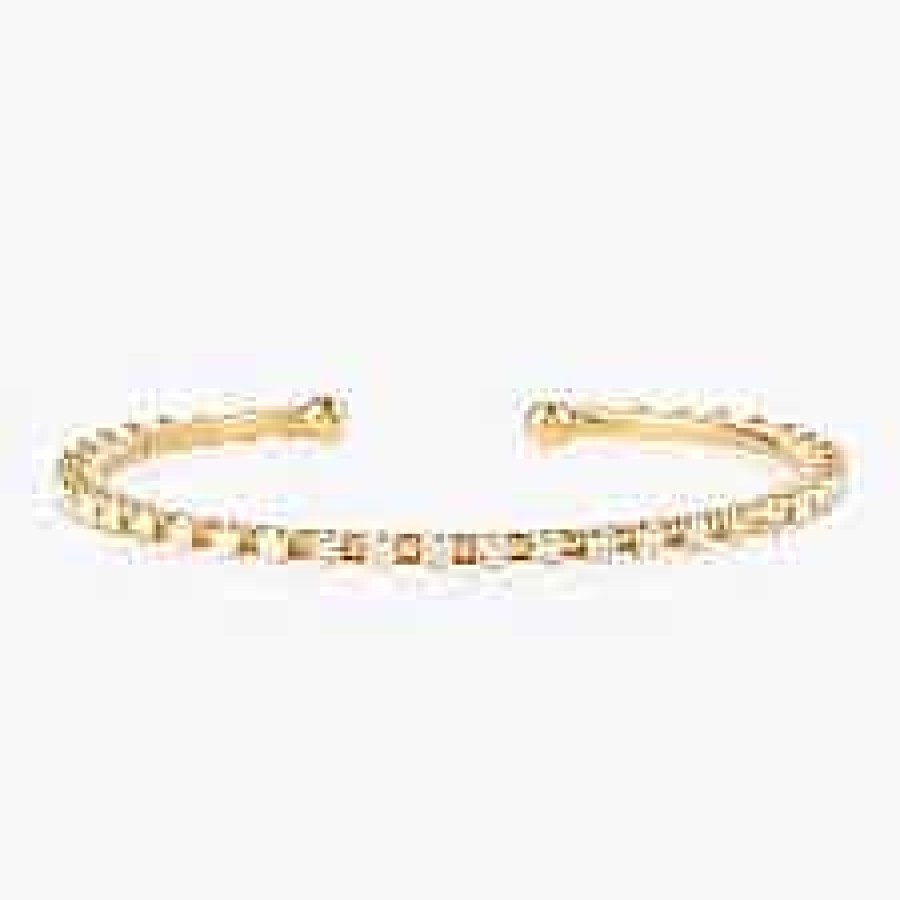 Armband Caroline Svedbom Smycken | Caroline Svedbom Armband Miro Bangle / Crystal Guld