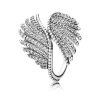 Ringar Pandora smycken, Berlock, Ringar | Pandoramajestic Feather Ring 190960Cz