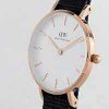 Klockor Daniel Wellington Klockor | Daniel Wellington Klocka Classic Cornwall 40 Vit Svart Dw00100148