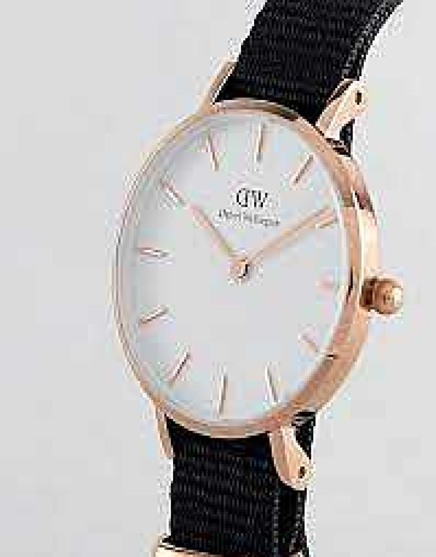 Klockor Daniel Wellington Klockor | Daniel Wellington Klocka Classic Cornwall 40 Vit Svart Dw00100148