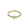 Ringar Syster P Smycken | Syster P Divine Ring Gold White Topaz