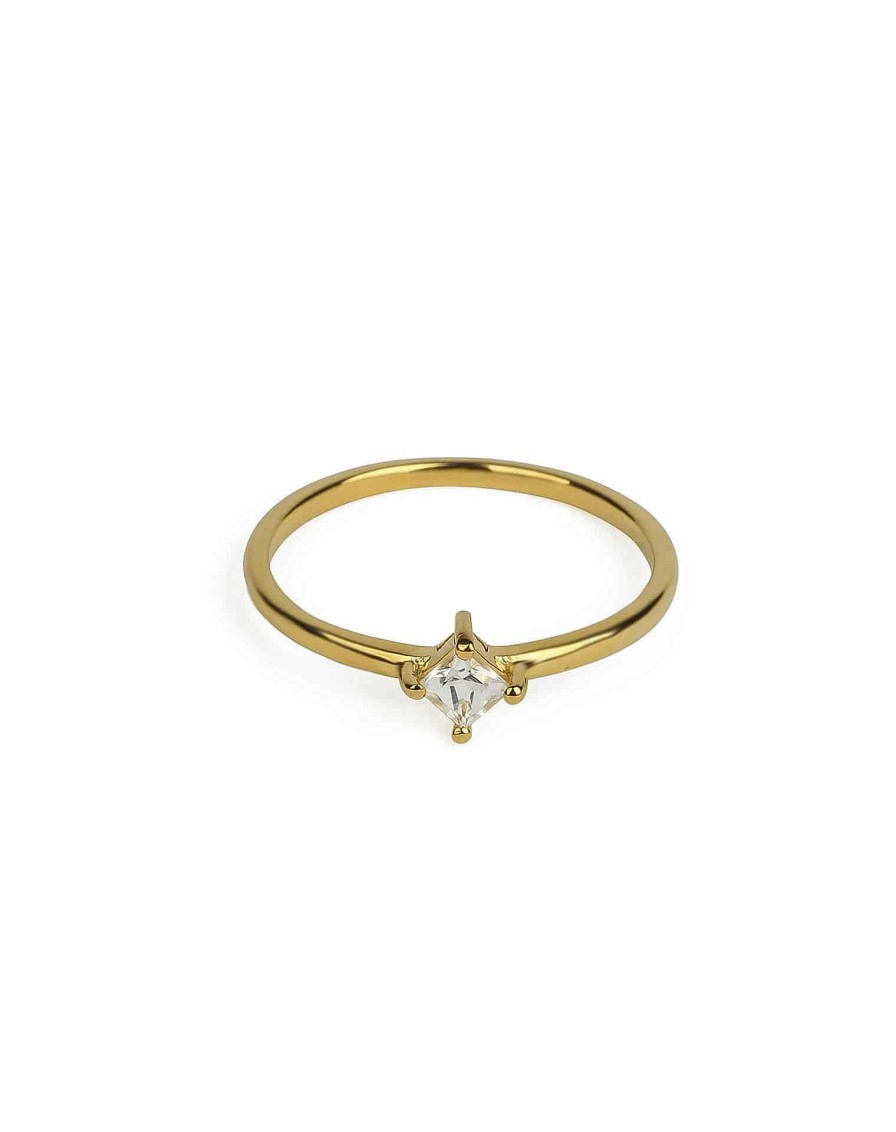 Ringar Syster P Smycken | Syster P Divine Ring Gold White Topaz