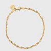 Armband Syster P Smycken | Syster P Herringbone Twisted Bracelet Gold