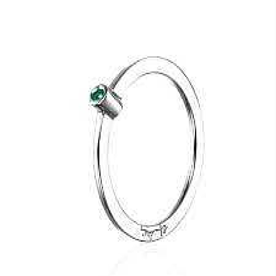 Ringar Efva Attling Smycken, Örhängen, Ringar | Efva Attling Micro Blink Ring - Green Emerald 13-100-01899