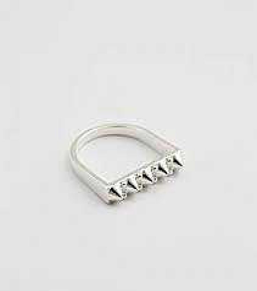 Ringar Syster P Smycken | Syster P Harvey Spike Ring Silver