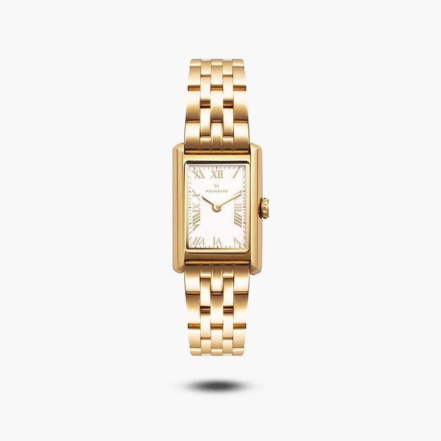 Klockor Mockberg Klockor | Mockberg Damklocka Timeless Gold Mo874