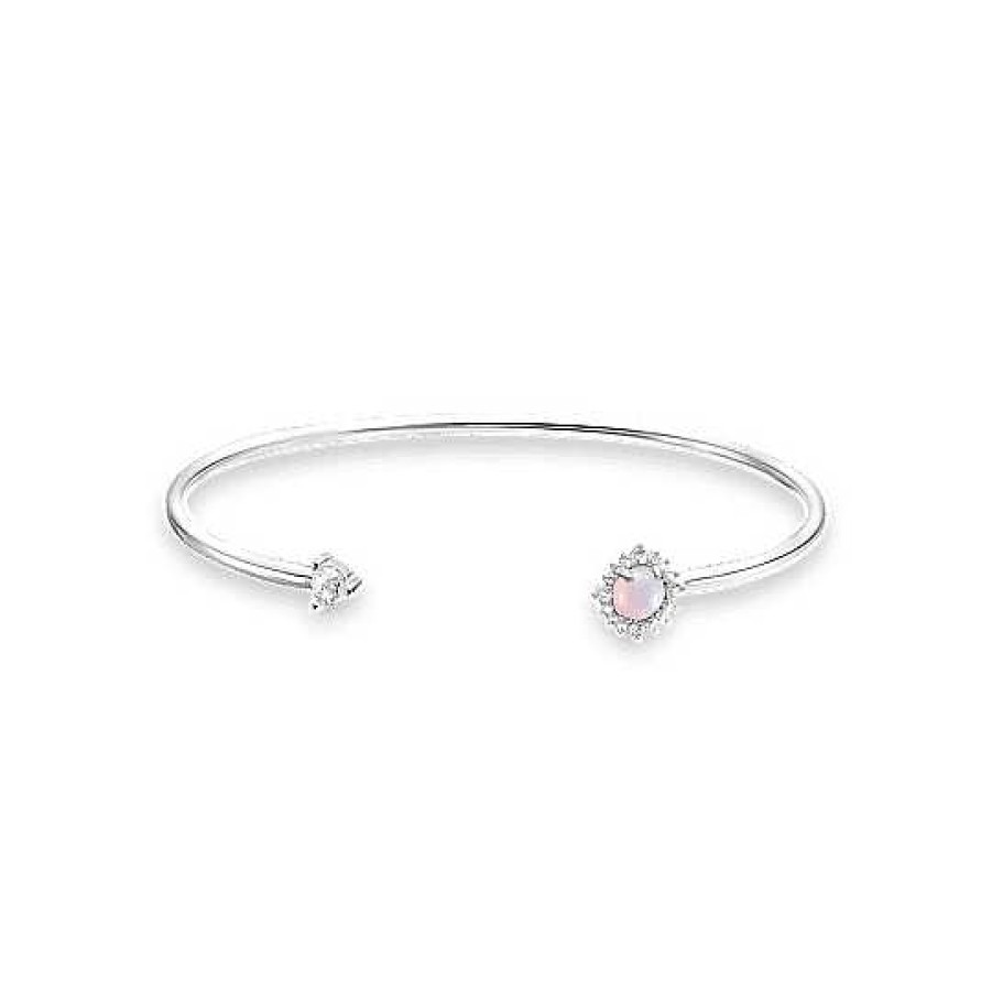 Armband Thomas Sabo Smycken, Halsband | Thomas Sabo Armring Opalfargad Sten Skimrande Rosa Ar107-166-7