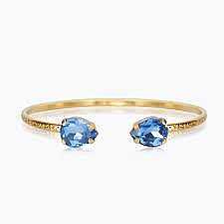 Armband Caroline Svedbom Smycken | Caroline Svedbom Petite Drop Bracelet / Lapis Guld