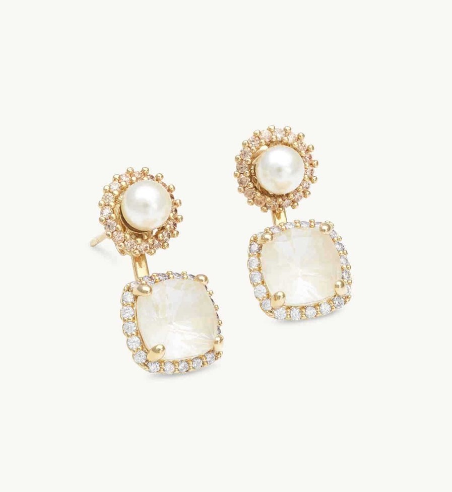 Orhangen Lily and Rose Smycken | Lily And Rose Colette Earrings Milky Cream