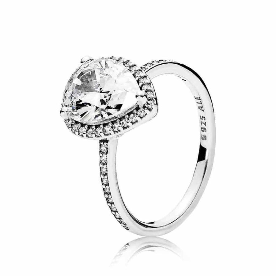 Ringar Pandora smycken, Berlock, Ringar | Pandora Radiant Teardrop 196251Cz