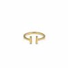 Ringar Syster P Smycken | Syster P Strict Plain Bar Ring Gold