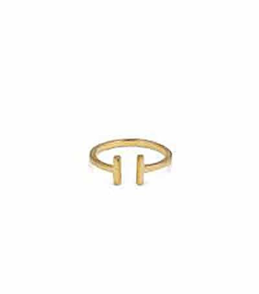 Ringar Syster P Smycken | Syster P Strict Plain Bar Ring Gold