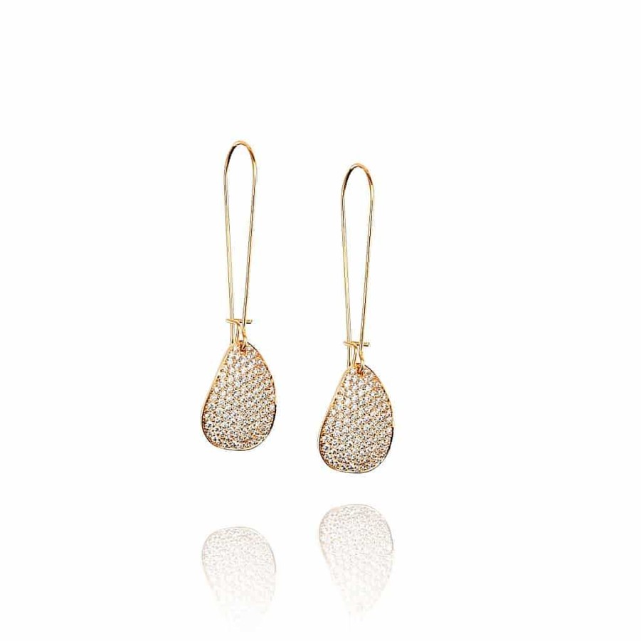 Orhangen Efva Attling Smycken, Örhängen, Ringar | Efva Attling Little Rose Petal & Stars Earrings Rodguld