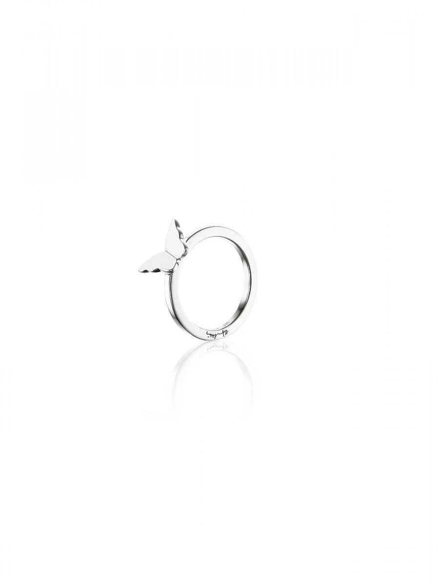 Ringar Efva Attling Smycken, Örhängen, Ringar | Efva Attling Little Miss Butterfly Ring - Silver 13-100-01611