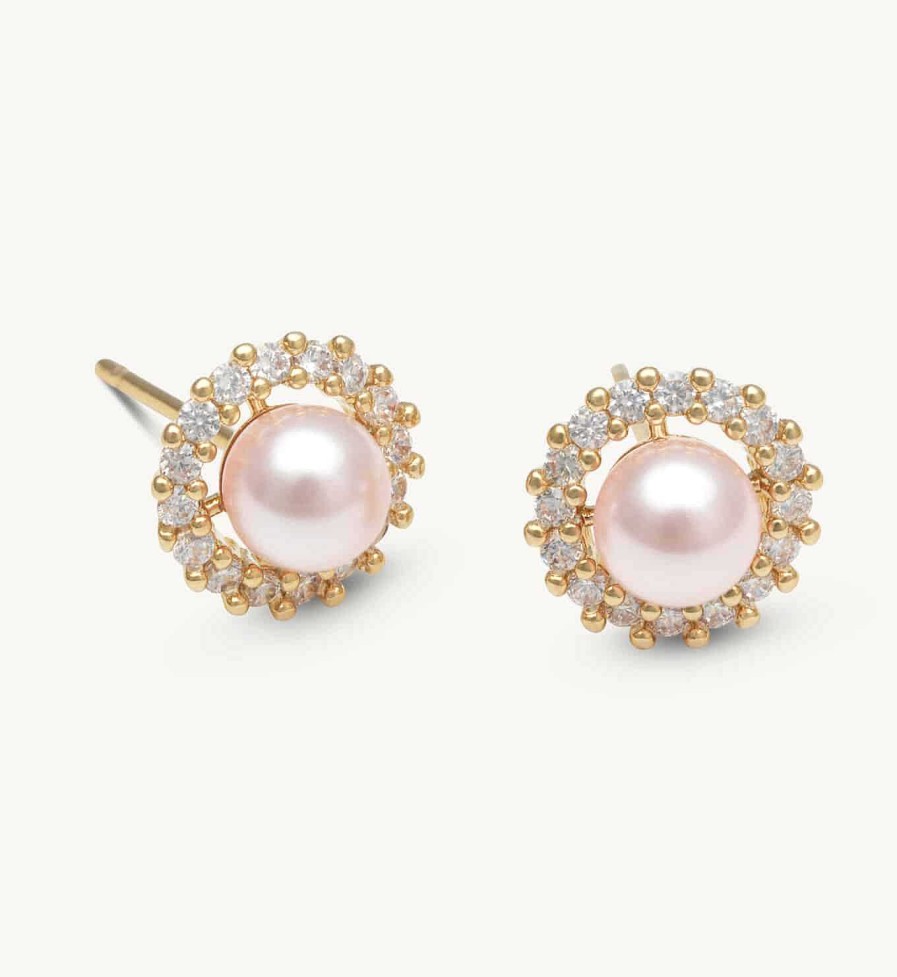 Orhangen Lily and Rose Smycken | Lily And Rose Colette Pearl Stud Earrings Rosaline