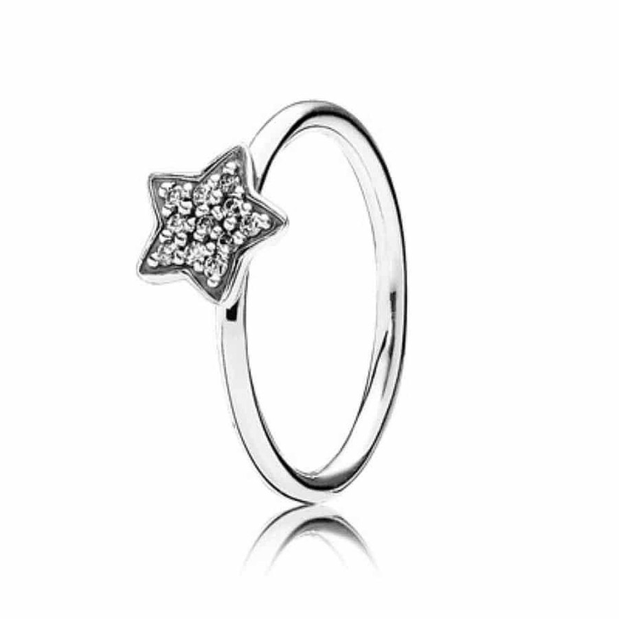 Ringar Pandora smycken, Berlock, Ringar | Pandora Pavestjarna Ring 190891Cz